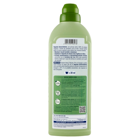nuncas Vegetale Ammorbidente ipoallergenico Freschezza naturale 750 ml